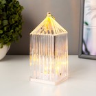 Ночник "Огонёк" LED от батареек 3хAG13 6,5х6,5х14,5 см RISALUX - фото 24662876