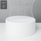 Основание светильника LED 3 режима 3000-6000К USB белый 9.5×9.5×4 см RISALUX - Фото 6