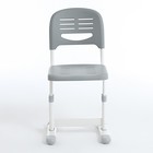 Парта растущая со стулом B201, h=54-76 см, цвет серый (ростовая группа 2-7) - фото 21805768