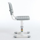 Парта растущая со стулом B201, h=54-76 см, цвет серый (ростовая группа 2-7) - фото 21805769