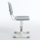 Парта растущая со стулом B204EDU, h=54-76 см, цвет серый (ростовая группа 2-7) - фото 21805788