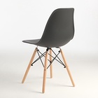 УЦЕНКА Стул Eames HYH – A304, с деревянными ножками, с спинкой, цвет чёрный - Фото 6