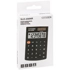 Калькулятор карманный Citizen "SLD-200NR", 8-разрядный, 62 х 98 х 10 мм, двойное питание, чёрный - фото 6715879