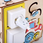 Бизиборд «Кубик» 24×24×24 см - Фото 7