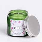 Ароматическая свеча в банке Spring Flowers. Tulip, из соевого воска, 25 ч, 120 мл, тюльпан 9292108 - фото 16589074