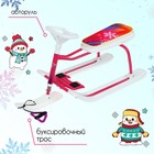 Снегокат «Тимка спорт 1» Nika kids winter, ТС1/W, цвет белый/розовый - Фото 2