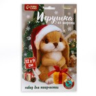 Валяние из шерсти на новый год. Игрушка своими руками «Кролик с подарком», новогодний набор для творчества - Фото 2