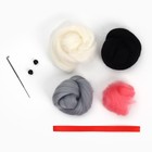 Валяние из шерсти. Игрушка «Серый котёнок», набор для творчества - Фото 3