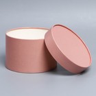 Набор шляпных коробок 3 в1, упаковка подарочная, кофейный, 16 х 16 х 10 - 13 х 13 х 8.5 см - Фото 3