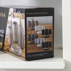 Набор аксессуаров для ванной комнаты SAVANNA «Гроза», 4 предмета (мыльница, дозатор для мыла, 2 стакана), цвет серый - Фото 6