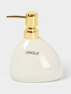 Аксессуары для ванной SAVANNA Stone, 4 предмета: мыльница, дозатор для мыла, 2 стакана, белые - Фото 4