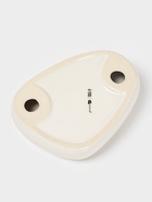 Аксессуары для ванной SAVANNA Stone, 4 предмета: мыльница, дозатор для мыла, 2 стакана, белые - Фото 7