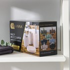 Набор аксессуаров для ванной комнаты SAVANNA Soft, 4 предмета (мыльница, дозатор для мыла 400 мл, 2 стакана), цвет синий - фото 21806404