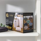 Набор аксессуаров для ванной комнаты SAVANNA Soft, 4 предмета (мыльница, дозатор для мыла 400 мл, 2 стакана), цвет голубой 7514802