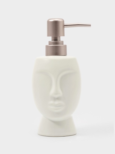 Дозатор для жидкого мыла SAVANNA «Вуду», 240 мл, цвет белый