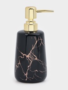 Дозатор для жидкого мыла SAVANNA Lightning, 350 мл, цвет чёрный - Фото 1