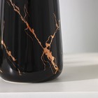 Дозатор для жидкого мыла SAVANNA Lightning, 350 мл, цвет чёрный - фото 8688949