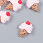 Декор для творчества пластик "Рожок мороженого" 1,8х1,5 см - фото 319089339