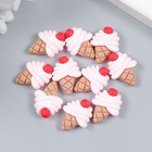 Декор для творчества пластик «Рожок мороженого», 1.8×1.5 см 7985120