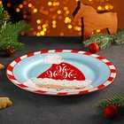 Тарелка обеденная Доляна «Новый год. Дед Мороз», d=27 см - Фото 2