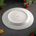 Тарелка обеденная Доляна «Новый год. Дед Мороз», d=27 см - Фото 3