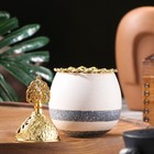 Курильница для благовоний порошковых и конусов "Ваза", серый, 13,5х7,9 см 9118000 - фото 319769712
