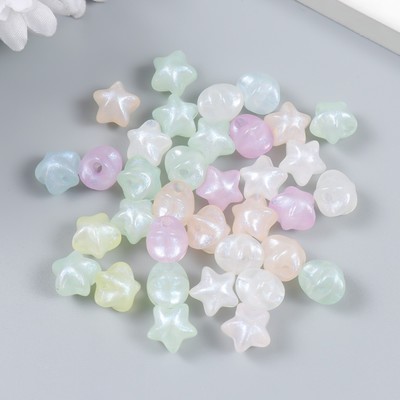 Набор бусин для рукоделия и плетения «Арт Узор. Звёзды. Блеск», 20 г 1×1.1×1.1 см