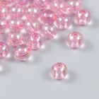 Бусины для творчества пластик "Мыльный пузырь розовый" набор 20 гр 0,8х0,8х0,8 см - фото 6716482