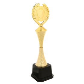 Кубок 178A, наградная фигура, золото, подставка пластик, 47 × 13 × 10 см.