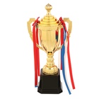 Кубок 180A, наградная фигура, золото, подставка пластик, триколор, 44.5×20×8.5 см - Фото 2