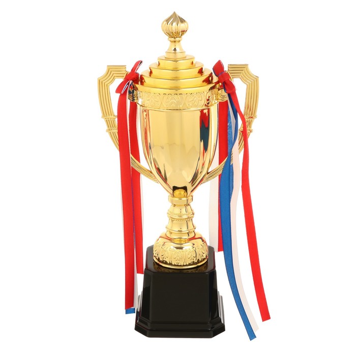 Кубок 180A, наградная фигура, золото, подставка пластик, триколор, 44,5 × 20 × 8,5 см - фото 1892863461