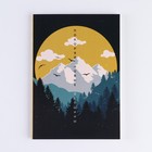 Ежедневник в мягкой обложке «Горы», А5, 80 л - Фото 1