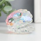 Фигурка стекло «Ракушка с жемчужиной», перламутр, 6.5×5×5 см - Фото 2