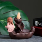 Подставка для благовоний TAKE IT EASY «Будда молчание», набор благовоний конусы, стелющийся дым, 12×8×8 см - Фото 2