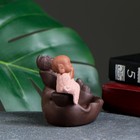 Подставка для благовоний TAKE IT EASY «Будда молчание», набор благовоний конусы, стелющийся дым, 12×8×8 см - Фото 3