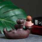 Набор благовоний на подставке "Будда - молчание" 12х8х8см - фото 6716571