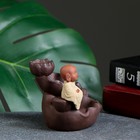 Подставка для благовоний TAKE IT EASY «Будда созерцание», набор благовоний конусы, стелющийся дым, 12×8×8 см - Фото 3