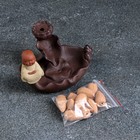 Подставка для благовоний TAKE IT EASY «Будда созерцание», набор благовоний конусы, стелющийся дым, 12×8×8 см - Фото 5