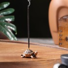 Подставка для благовоний TAKE IT EASY «Черепаха», 4×1.8 см, медная - Фото 2