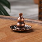 Подставка для благовоний палочек и спиралей TAKE IT EASY «Цветок», 3.8×2.8 см, медная - Фото 1