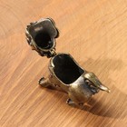 Курильница для благовоний, подставка для конусов TAKE IT EASY «Лев», 5.5×5 см, под бронзу - Фото 3