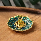 Подставка для благовоний TAKE IT EASY «Лотос малый», эмаль синий - Фото 4