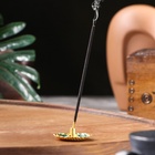 Подставка для благовоний TAKE IT EASY «Лотос малый», эмаль синий - Фото 6