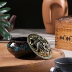 Курильница для благовоний, подставка для конусов TAKE IT EASY «Древняя», 6.5×9.5 см, синяя - Фото 6