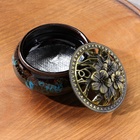 Курильница для благовоний, подставка для конусов TAKE IT EASY «Древняя», 6.5×9.5 см, синяя - Фото 7