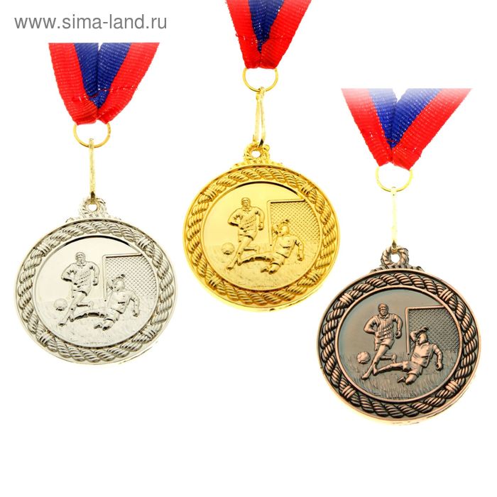 Медаль тематическая "Футбол" золото - Фото 1