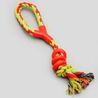 Игрушка тренировочная канатная «Спираль», до 140 г, до 40 см, микс цветов - Фото 3