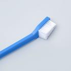 Набор зубная щётка двухсторонняя + щётка напальчник + массажер для десен (набор 3 шт), микс - фото 8239646