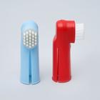 Набор зубная щётка двухсторонняя + щётка напальчник + массажер для десен (набор 3 шт.), микс - Фото 8