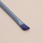 Кисть для макияжа «PENCIL», скошенная, 16 см, цвет розовый/синий - Фото 4